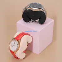 P0RF Versatile Jewelry Display Stand Deer Skin Watch Pillow Watches Tray Accessory