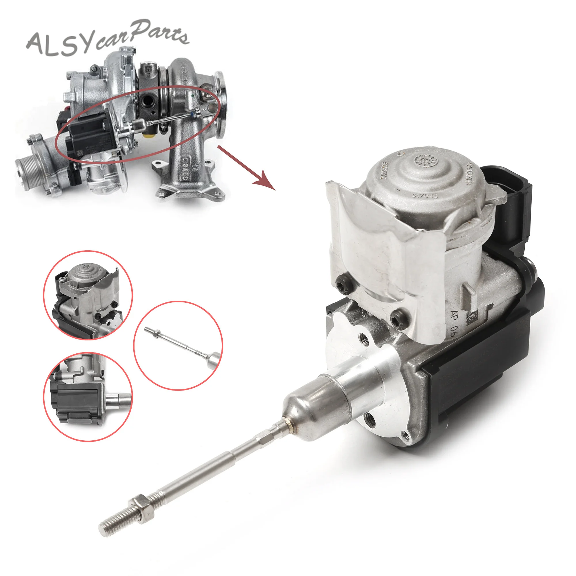 06K145725T Automotive Engine Parts Turbocharger Actuator - Main Image