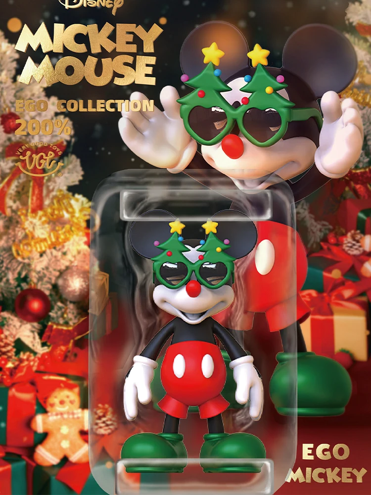 

15cm Disney Mickey Mouse Action Figure Disney 100th Aniversary Figuras Collection Trendy Statue Desktop Ornament Home Decor Gift