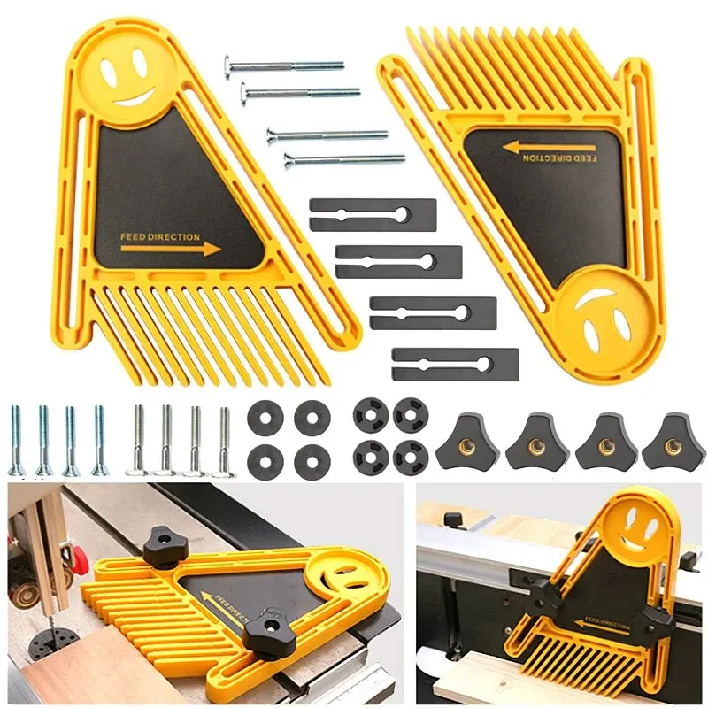 Set Di Tavole Multiuso Feather Loc Macchina Per Incidere Per La Lavorazione Del Legno Double Featherboards Mitra Gauge Slot Woodwork Strumenti Fai Da 