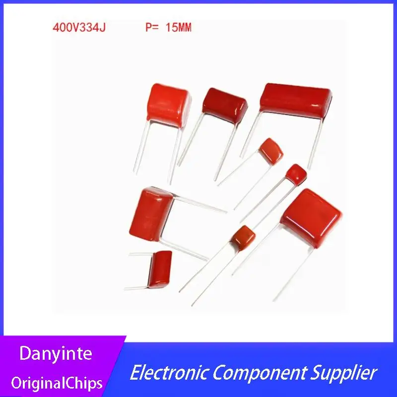 

NEW 20PCS 400V334J 0.33UF Pitch 15mm 400V 330NF 334 CBB22 Polypropylene film capacitor