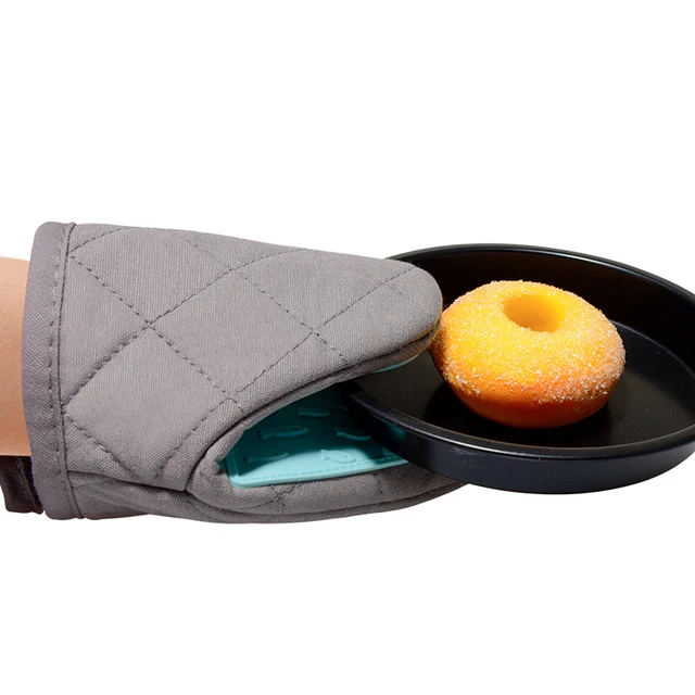 1PC Silicone Kitchen Oven Gloves Mitts Potholder Silicone Anti-scalding Gloves Tray Dish Bowl Holder Oven Handschoen Hand Clip 3