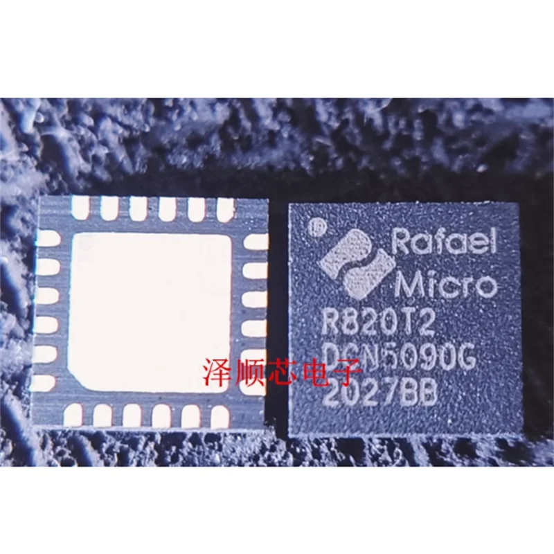 1 Pz Nuovo Originale R820T2 R820T QFN24 Chip Della Scheda Di Rete - Foto 14