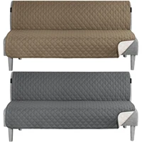 Waterproof Quilted Sofa Covers Reversible Pet Mat Furniture Couch Protector Arm Sofa Covers Non-slip Futon Slip Covers Room Deco 2