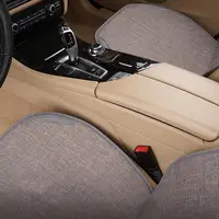 Car Breathable Flax Seat Cover Four Seasons Universal Front Seat Protector Cushion Auto Chair Protect Covers For Cars Interior 5