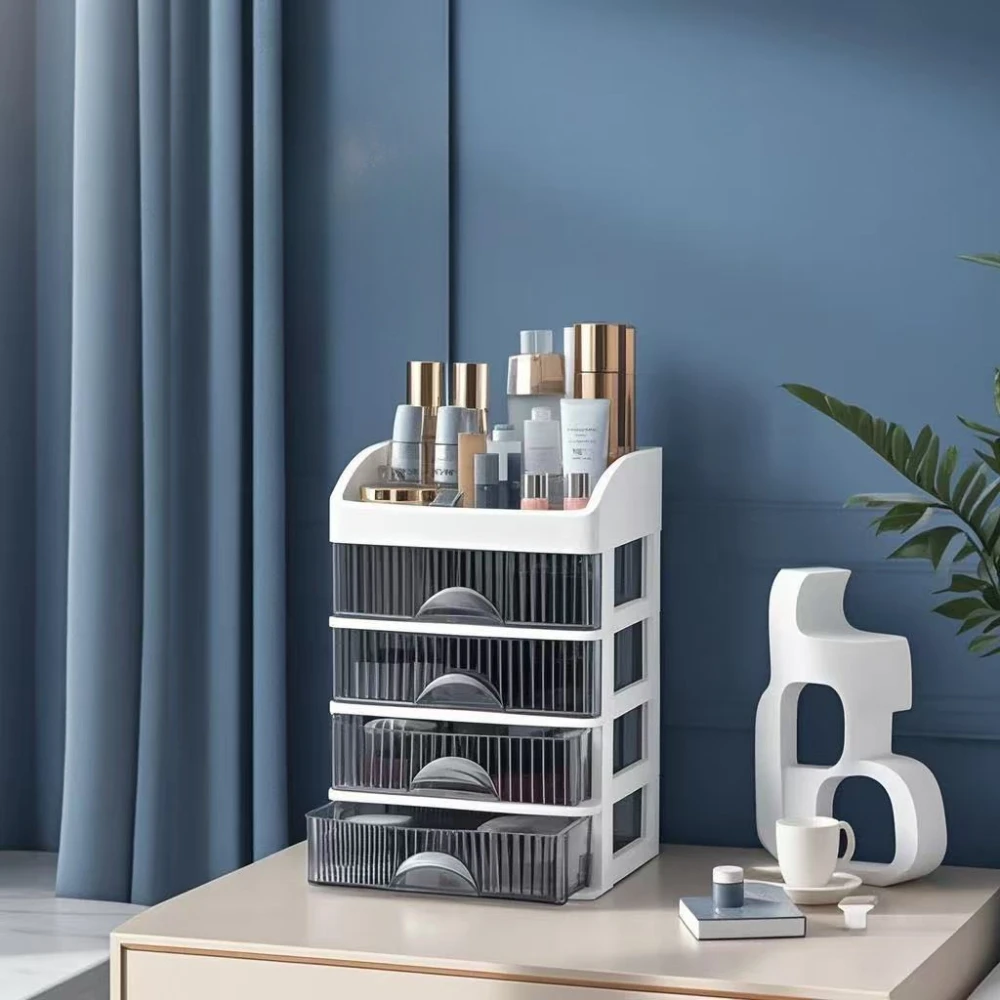 Drawer style Storage Box Transparent Jewelry and Skincare Storage Box Large Capacity Desktop Items Dustproof storage box jewelry box makeup storage box cosmetic storage box jewelry organizer