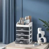 2025 Drawer style Storage Box Transparent Jewelry and Skincare Storage Box Large Capacity Desktop Items Dustproof 1