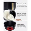 Rice Cooker Induction Heating, with Low Carb Rice Cooker Steamer 5.5 Cups Uncooked - Japanese Rice Cooker, 5