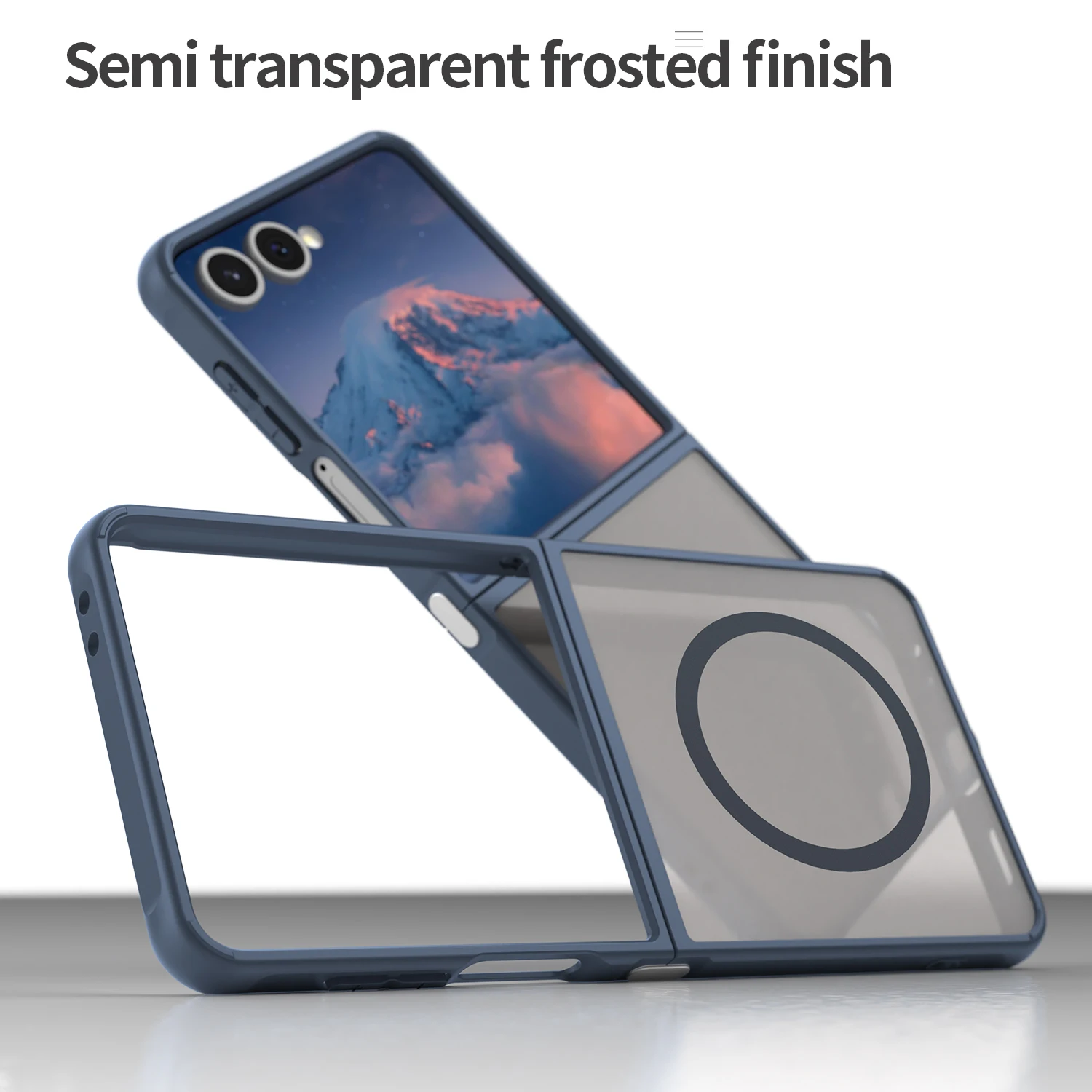 Magsafe Magnetic Wireless Charging Shockproof Matte Phone Case - Hard PC Hybrid Armor Cover