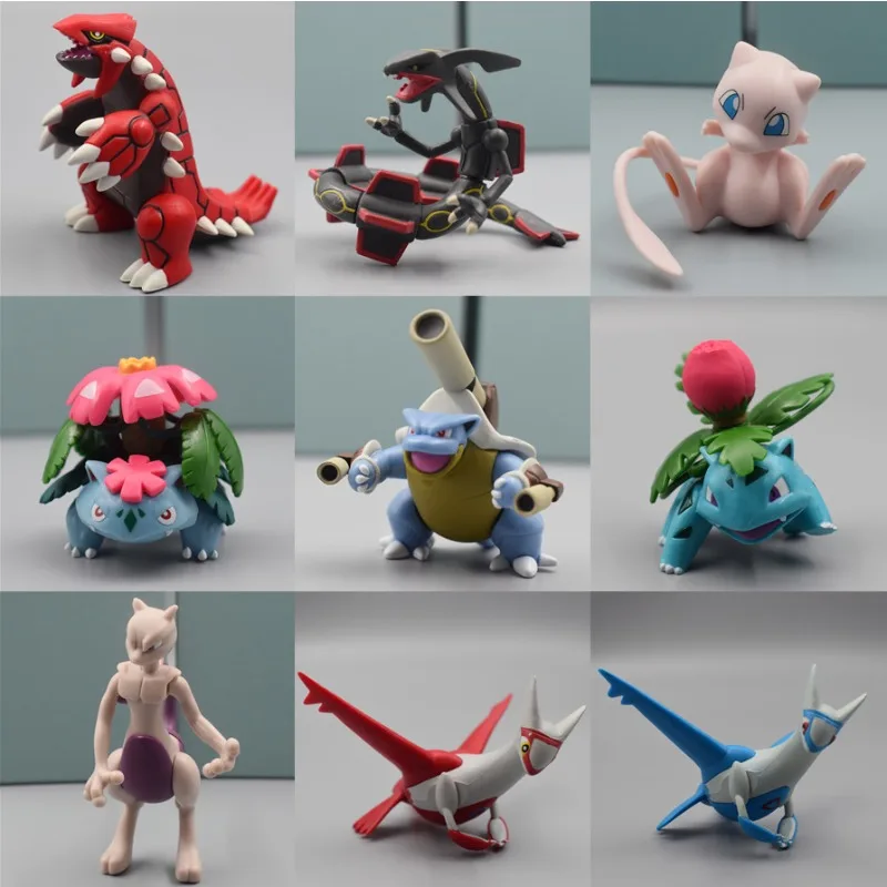 Takara Tomy Pokemon Ash Ketchum Blastoise Jolteon Venusaur Magikarp Cubone Anime Action & Toy Figures Model Toys For Children