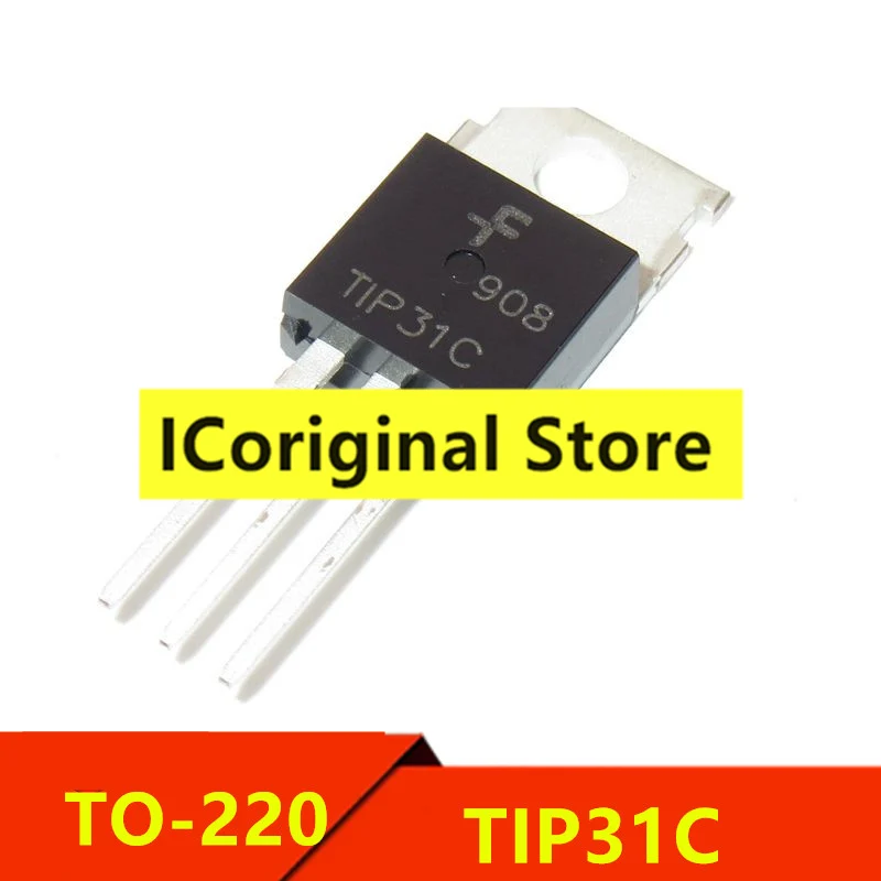 Оригинальный чип новый TIP31 TIP31C TO-220 NPN Триод питания 3 а/100 в посылка вке TO220 |