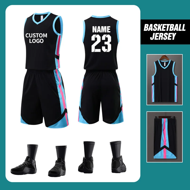 Men Basketball Shirt Quick Dry Basketball Uniform Professional Throwback Jersey Breathable Jersey LQ897