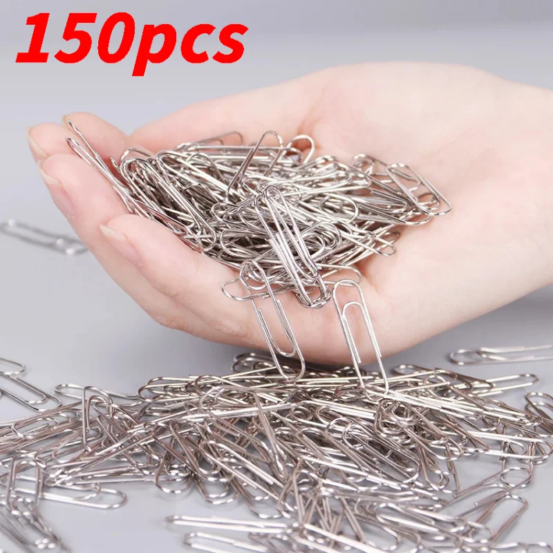 150Pcs PaperClip Bookmark Binder Bill Clip Office Accessories Paper