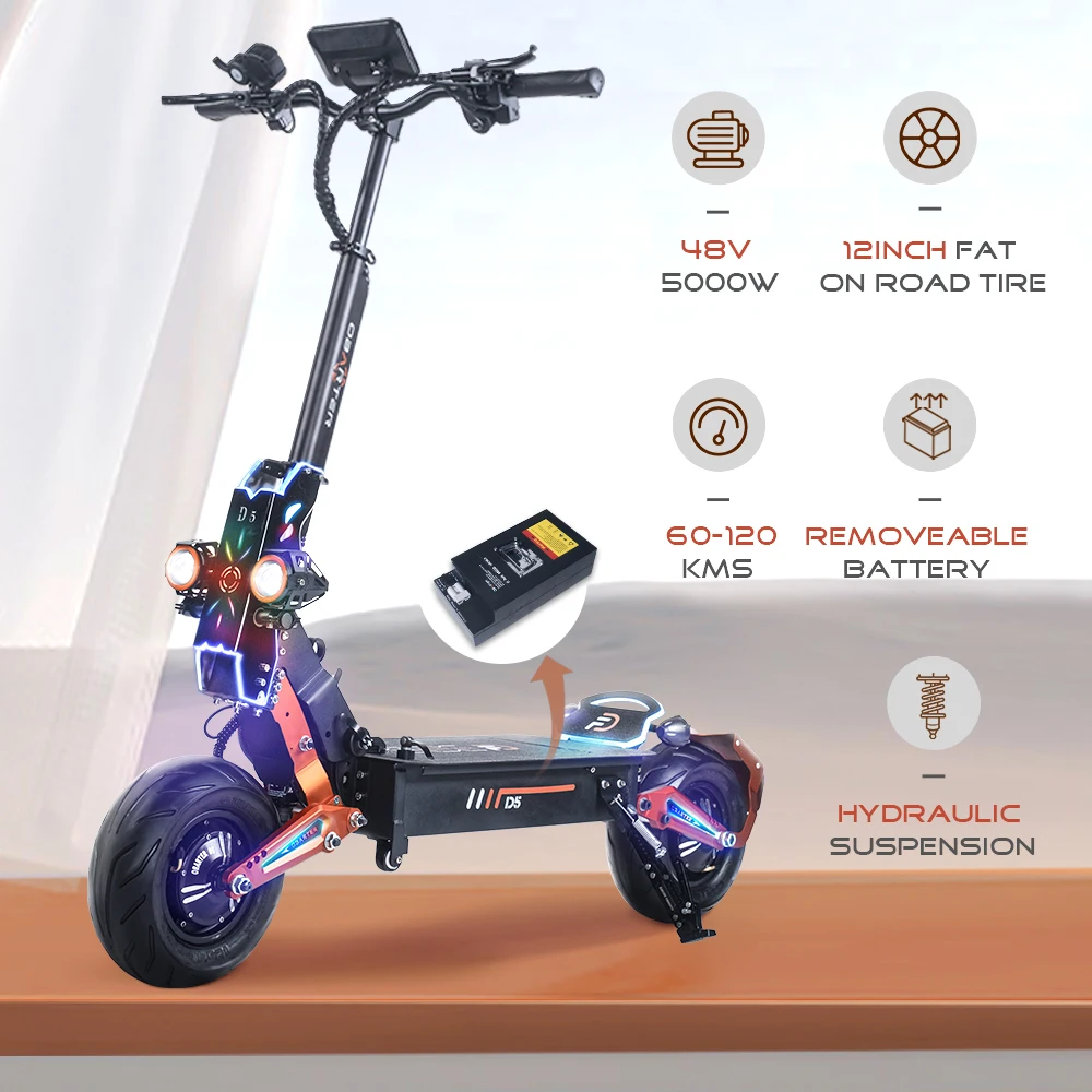 Trotinette électrique Adulte Puissante 600W – Autonomie 70km – Noire – Neuf