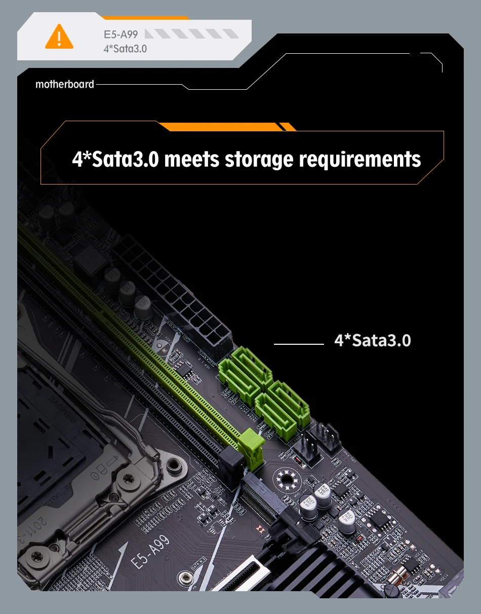 Материнская плата QIYIDA X99 LGA 2011-3 E5 A99 поддерживает 4 канала ...