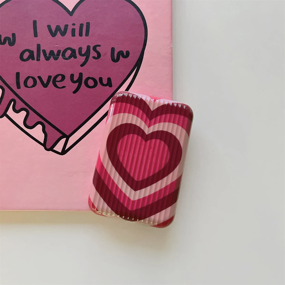 Rose Heart Image Appearance iPhone Original External Battery Protection Cover and Power Bank Case
