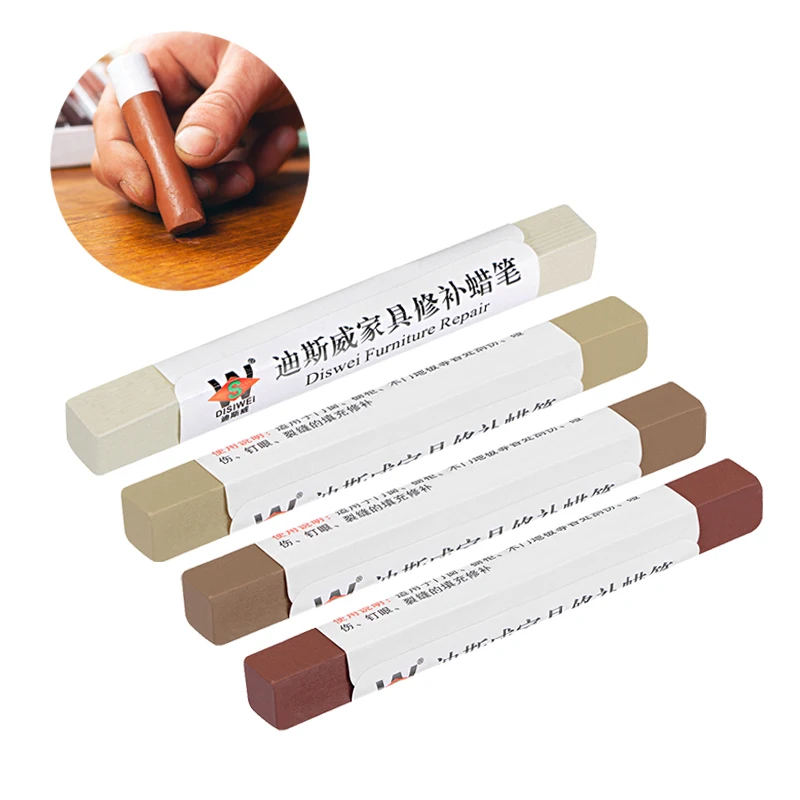 Wax Wooden Furniture Repairing Pens Stick Multicolor Wood Floor Scratch Filler Crayons Touch Up Repair Pens Crayons Accessory