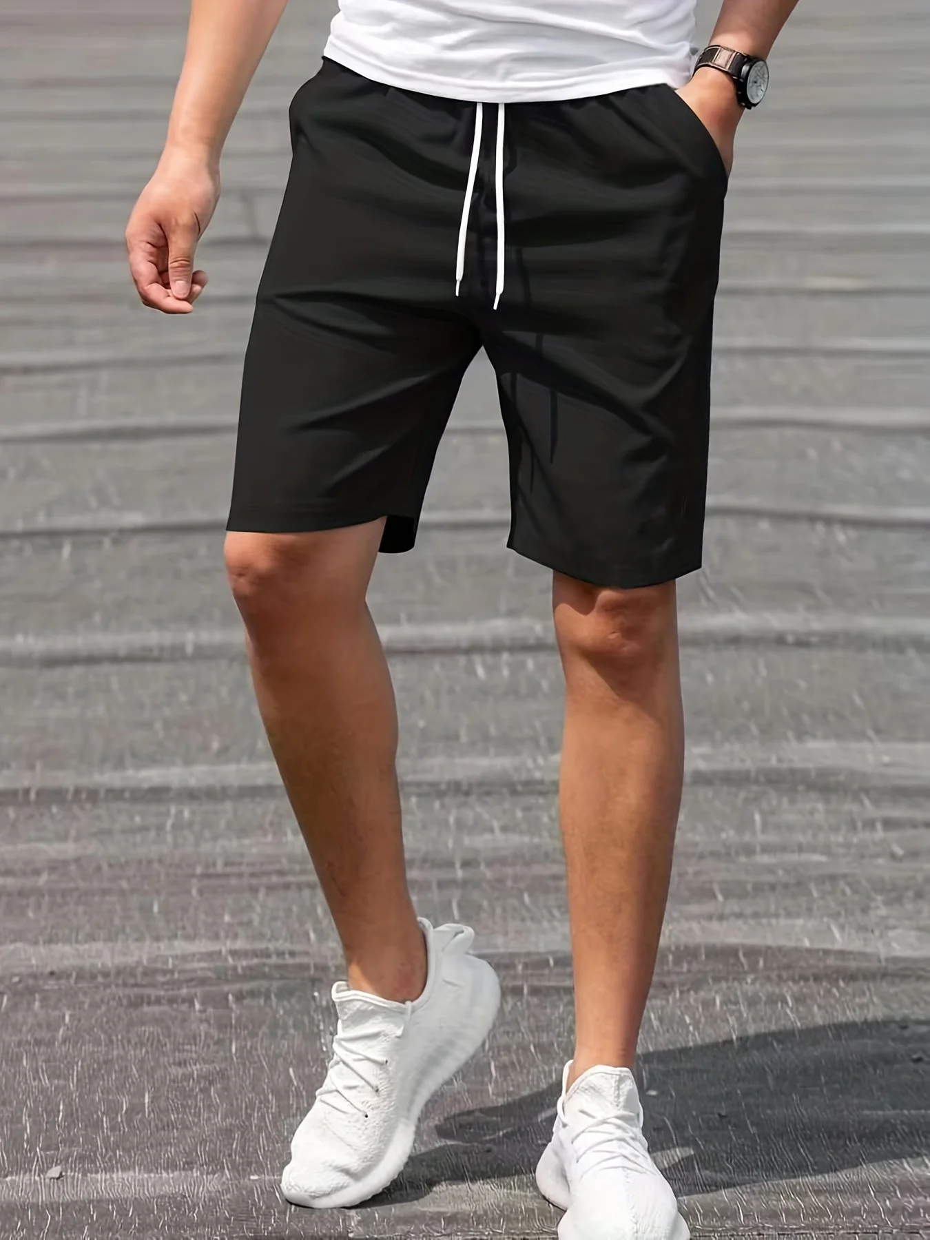 Men's summer shortS Sports Fitness Shorts Men Basketball Game Training Running Casual Loose Quick-Drying Five-Point Pants 2