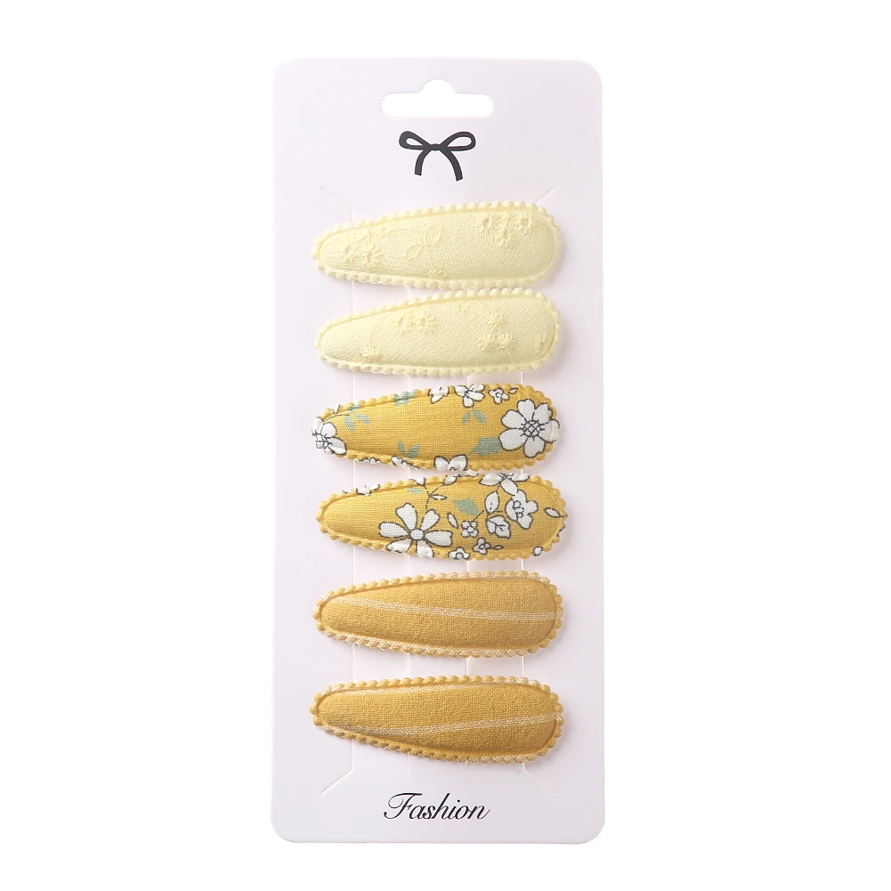 shake baby's hand 12Sets/Lot Korea 5.5cm BB Barrettes Basic Snap Baby Girl Side Bang Clip Cute Mini Hairgrips Flower PrinKids Hairpins Accessories baby headband