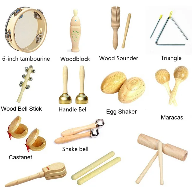 instrumentos percusion madera nombres