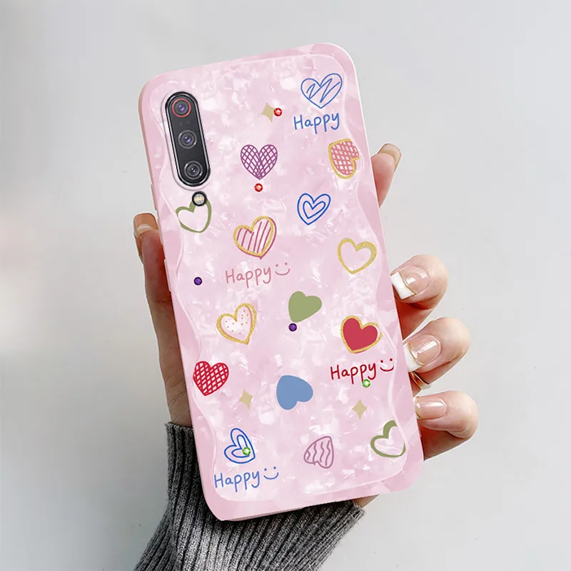 Cute Cartoon Butterfly Shockproof Silicone Case Cover - Fits Xiaomi Mi 9 Lite