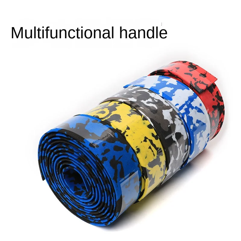 Bicycle Handlebar Tape Camouflage Anti-Slip Damping Cycling Road Bike Handle Belt Wraps Bar End Plugs