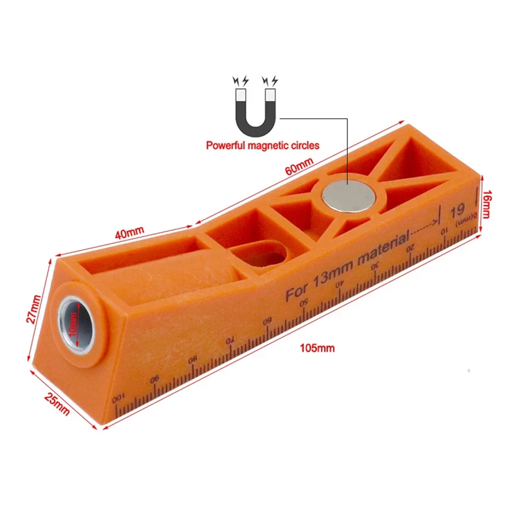 

Woodworking Locator Drill Guide Precise Position DIY Power Tools Hole Locator Hole Punch Positioner High Quality
