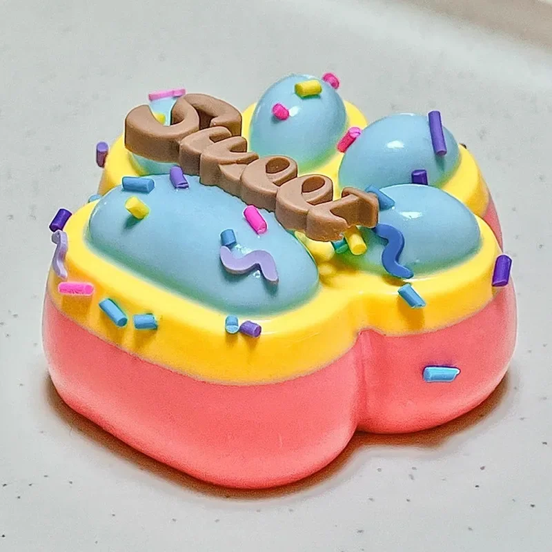 Kawaii Rainbow Cat's Paw Antistress Foot Squishy Toy,Fidget Squeeze Toy, Mochi Squishy, Stress Reliever Toys 2