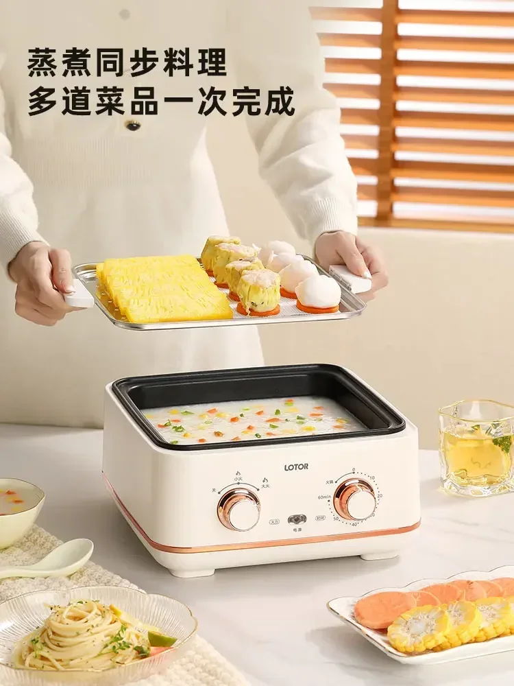 Electric steamer household multi-layer large capacity electric steamer steamed vegetables all-in-one pot small steamer 2
