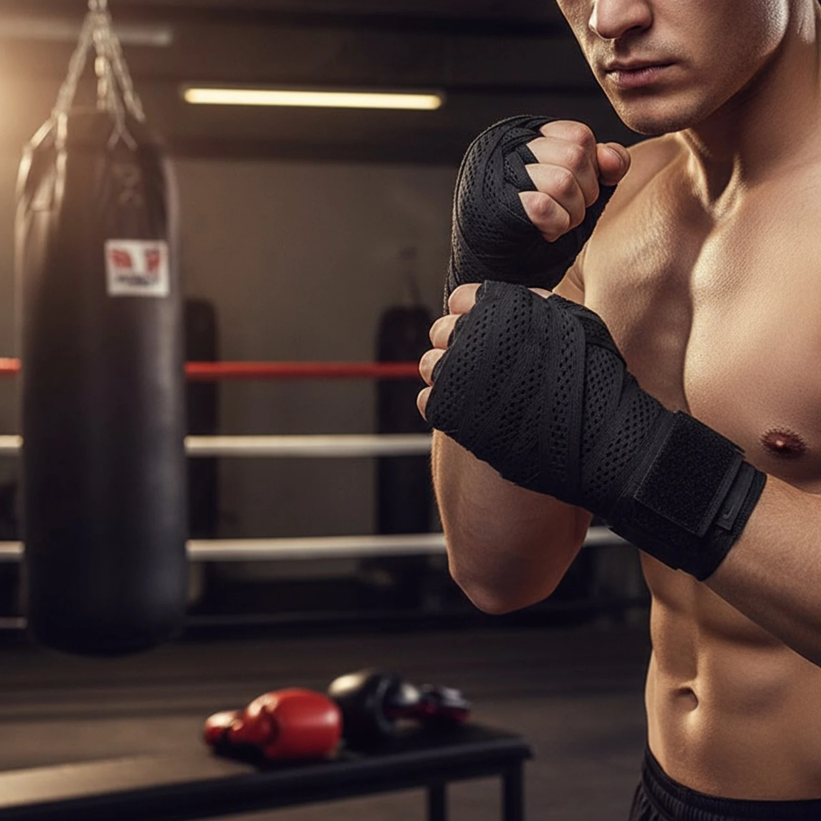 2Pcs 3/5M Boxing Bandage Cotton Elastic Hand Protector Wrist Wrap Handwraps Fitness Sanda Muay Thai Karate Sports Fist Bandage