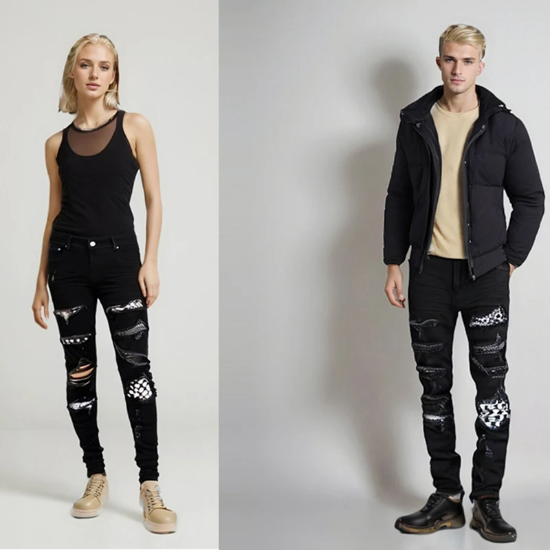 Рисунок 2 - Уличная мода мужские джинсы