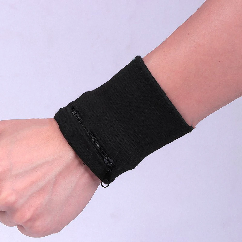Wrist Sweat Wristbands And Wallet Pouch 1Pcs Sport Wristband