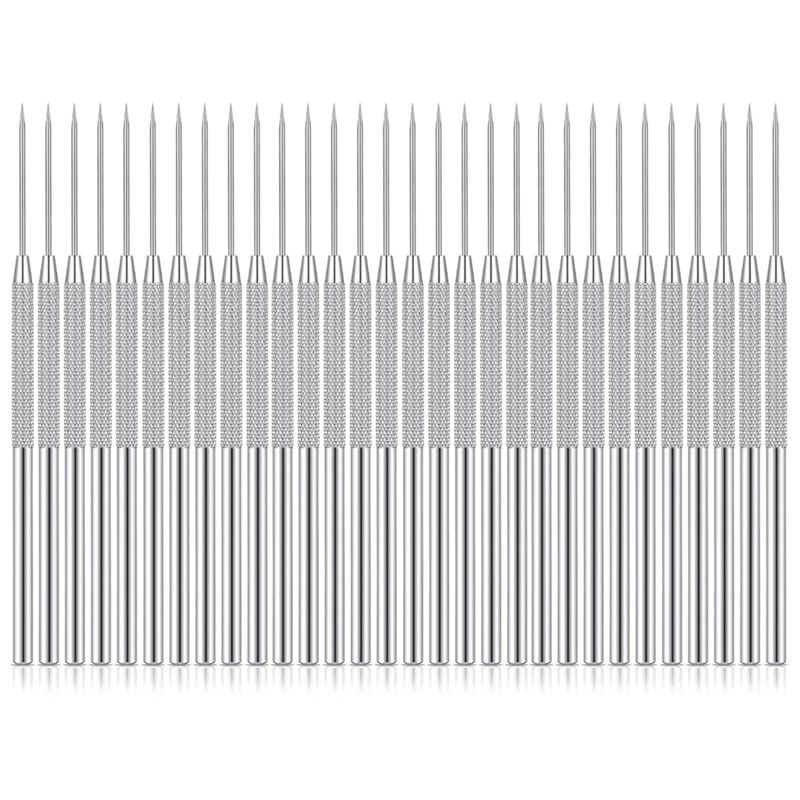 조각 예술용 도자기 조각 바늘, 점토 바늘, 폴리머 디테일 도자기 도구 키트, 30 개