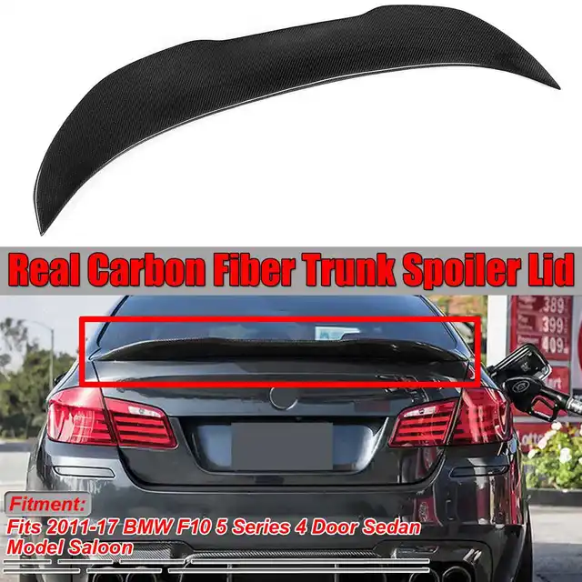 PSM Style High Kick Carbon Fiber Trunk Spoiler - BMW F10 M5 & 5 Series