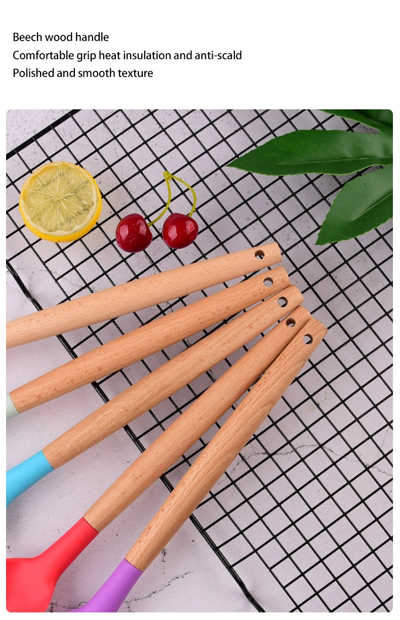 Description Picture 5 of itemSilicone Noodle Scoop Spaghetti Grab Spoon Pasta Fork Noodle Serving Strainer Noodle Slot Kitchen Claw Spoon Spoon Steel