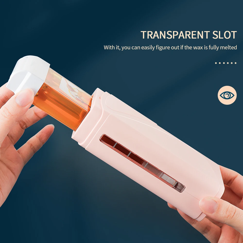 Foreverlily Wax Heater Wax Roller Epilator Depilatory Heater Hair Removal Wax Fast Heating Machine Body Leg Hair Waxing Warmer