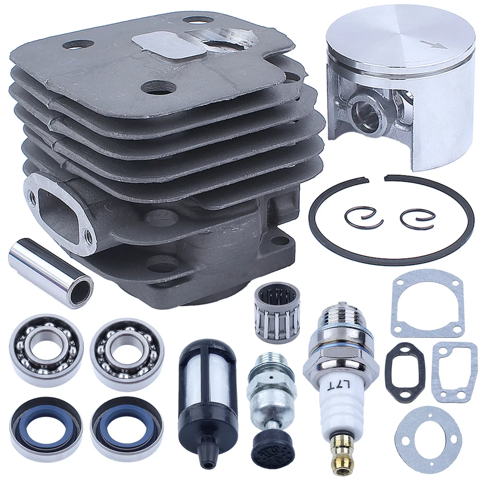 Nikasil Cylinder Piston For Jonsered CS 2063 2065 2071 2163 2165 2171 50mm Saw E - Foto 5