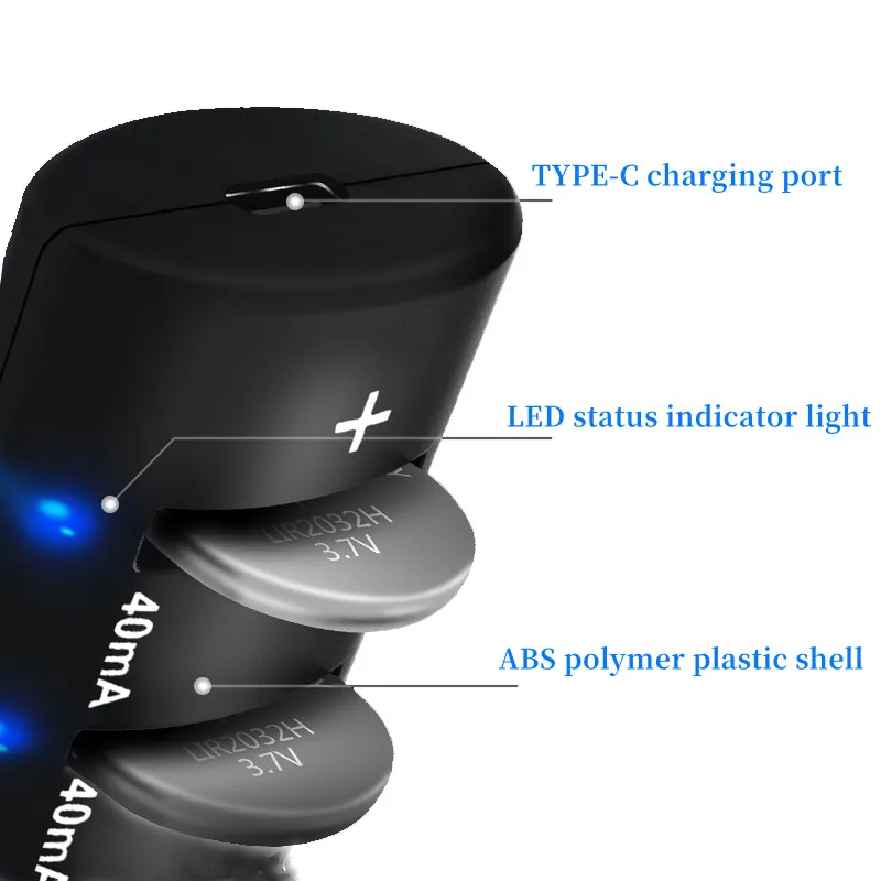 Battery Charger 4 Slot LIR2032H LIR2032 LIR2025 LIR1632 LED Display 3.7V 3.6V USB Quick Charger