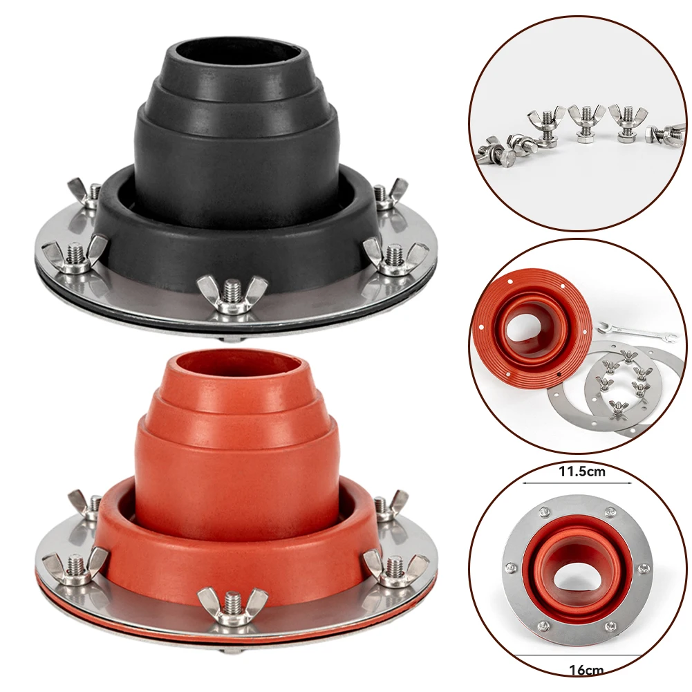 

Tent Flue Flashing Kit For Bell Tent Yurt Fits Frontier Outbacker Stove Outdoor Camping Accessories Durable Practical 4.5-10cm