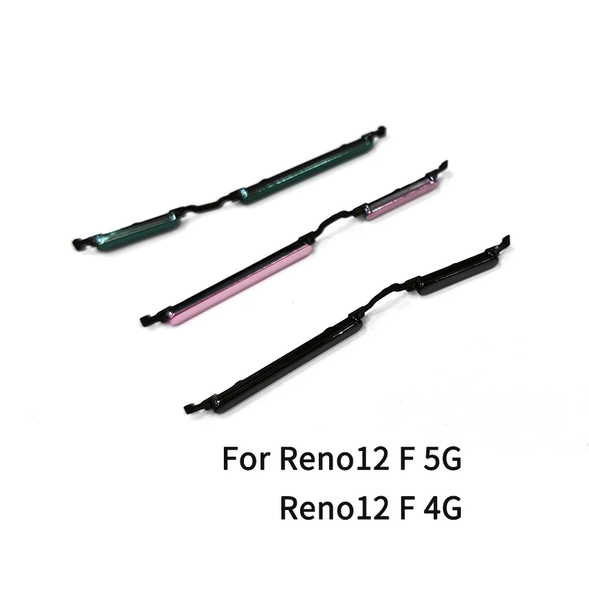 For Oppo Reno 12 F Power ON OFF Volume Up Down Side Button Key Repair Parts