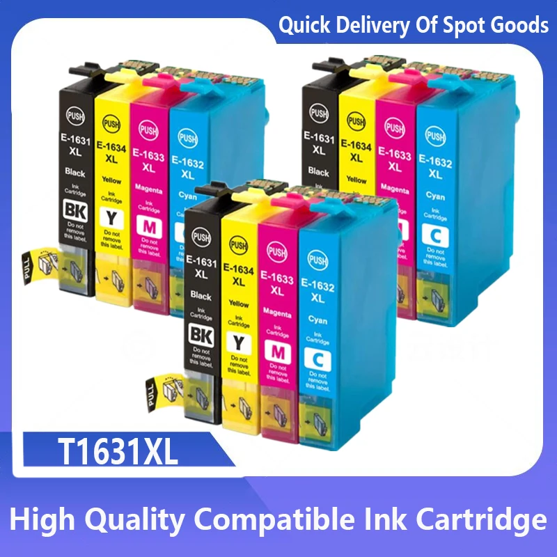 

16XL Compatible Ink Cartridge T1631 for Epson WorkForce WF2010 WF2510 WF2520 WF2530 WF2540 WF2630 WF2650 WF2760 WF2750 Printer