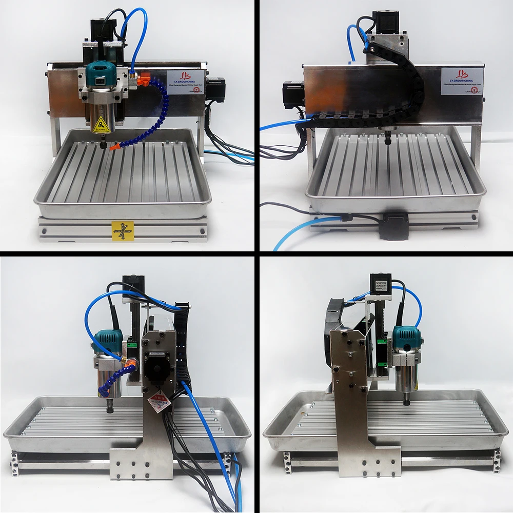 Mini Square Linear Guide CNC 6040 5Axis 1500W USB Engraving