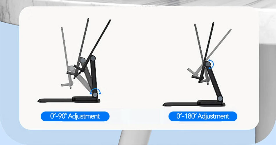 S11e1372a3d4e4ee4a22f6b5fdd96a9255 Rocoren-Support de téléphone de bureau réglable, rétractable, flexible, en métal, portable, rapide, pour tablettes mobiles du matin