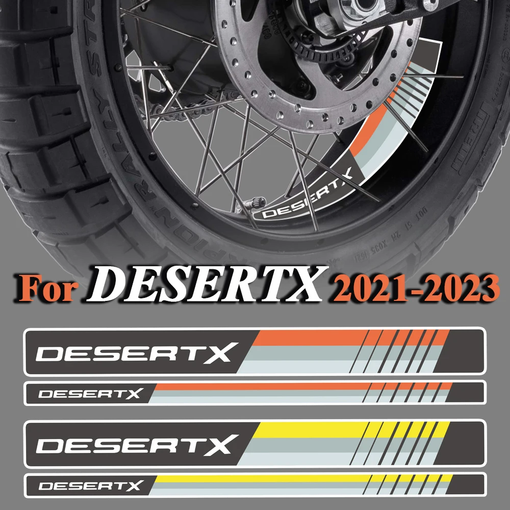 For Ducati Desert X DesertX 2021 2022 2023 Motorbike Accessories Waterproof Motorcycle Wheel Stickers PVC Inside Tire Rim Decals motorrad gloves for benelli 502c accessories 502 c 2019 2020 2021 2022 2023 motocross motorbike motorcycle off road racing glove