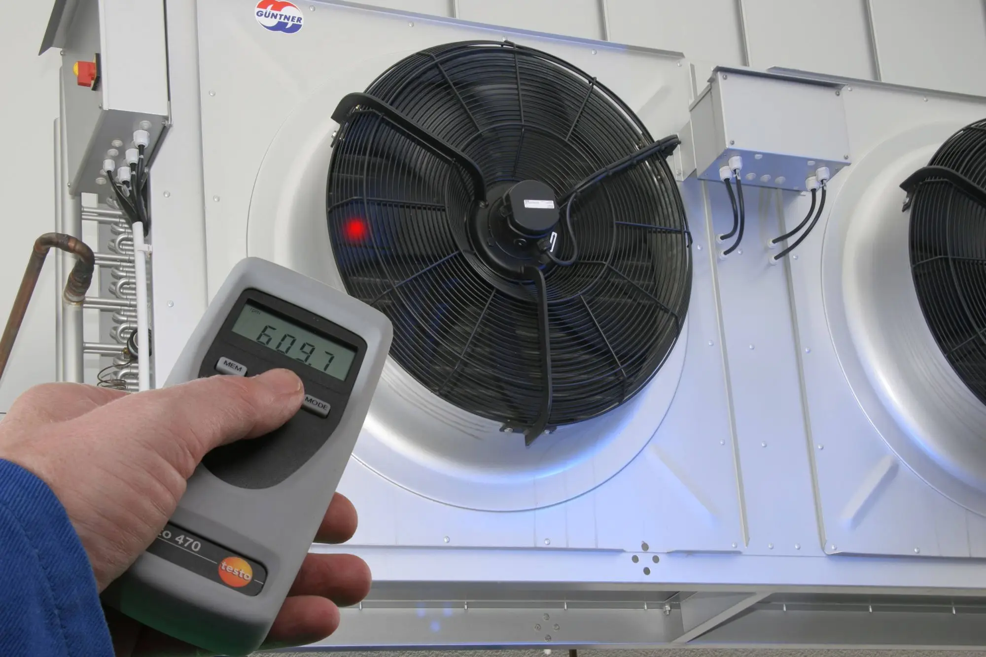 Testo 465 Non-Contact Rpm Measurement Digital Tachometer 0563 0465 Optical Speed Meter For Fans/Shaft