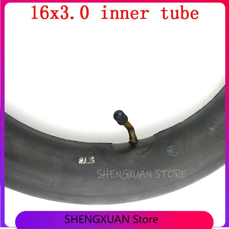 

HOT SALE High quality 16X3.0 Inner Tube Electric Scooter & E Bikes 16*3.00 Tube Bent Valve Stem