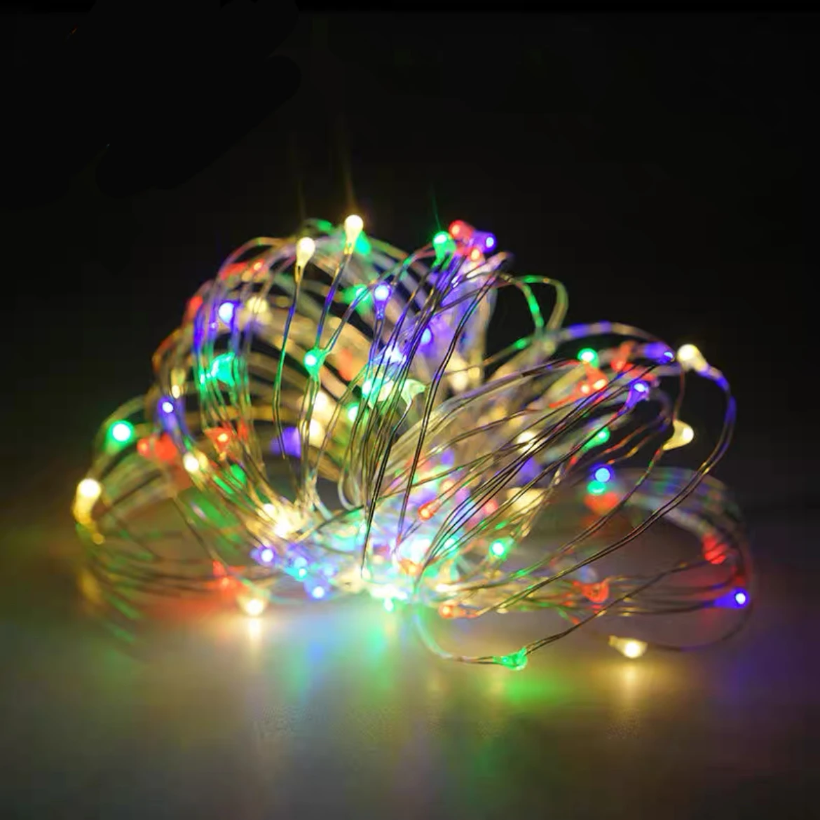 thumbnail image 1 of Fairy Lights Battery Operated Wedding Centerpiece Table Decorations Party Christmas Copper Wire String Lights Battery Powered, 1 of 5