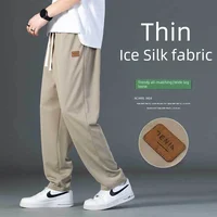 Men's Spring/summer 2024 Loose-fit Sports Unique Casual Trousers Trendy Ins Versatile Long Pants