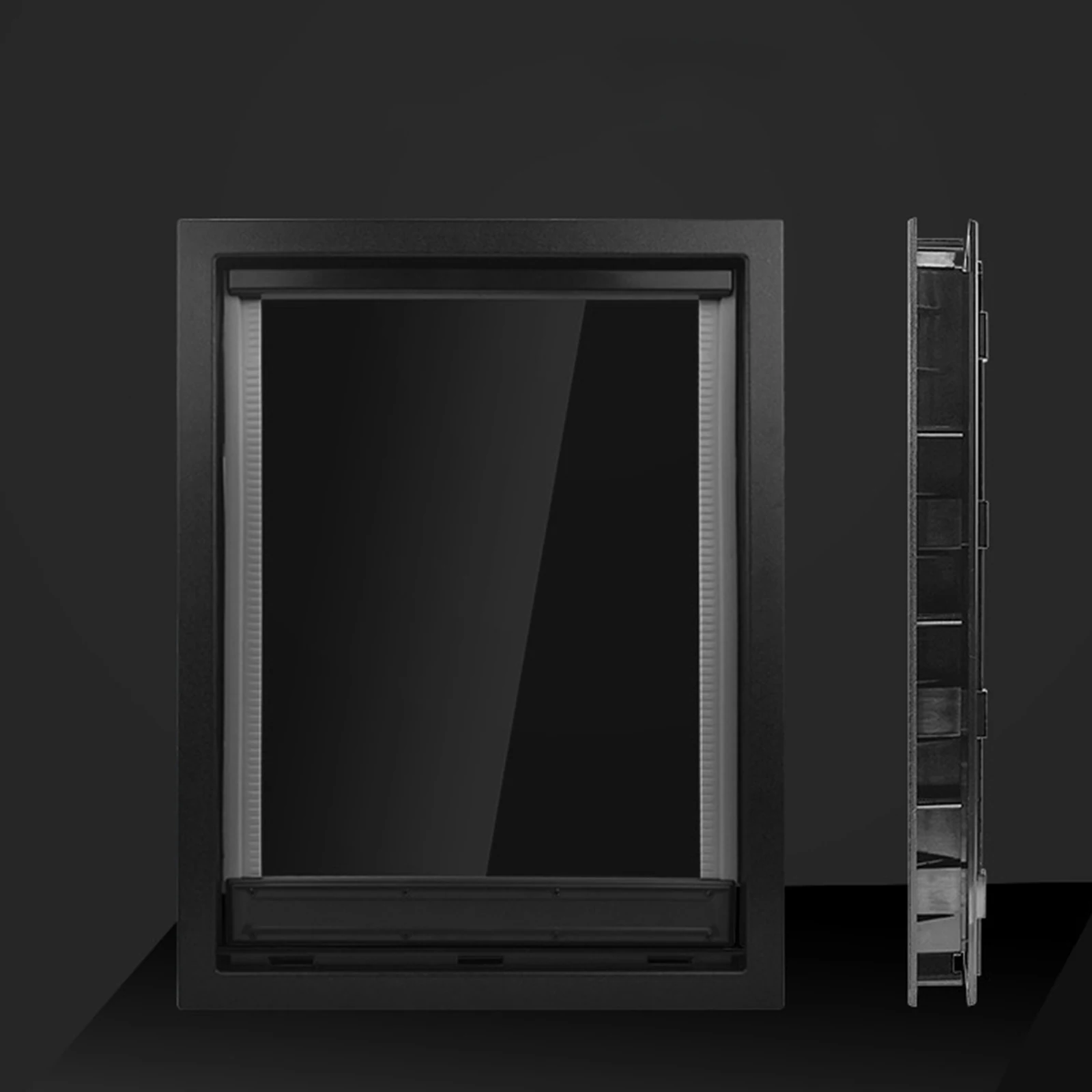 6482-b98510.jpg Puerta magnética para mascotas de PVC para perros y gatos.Entrada y salida libres