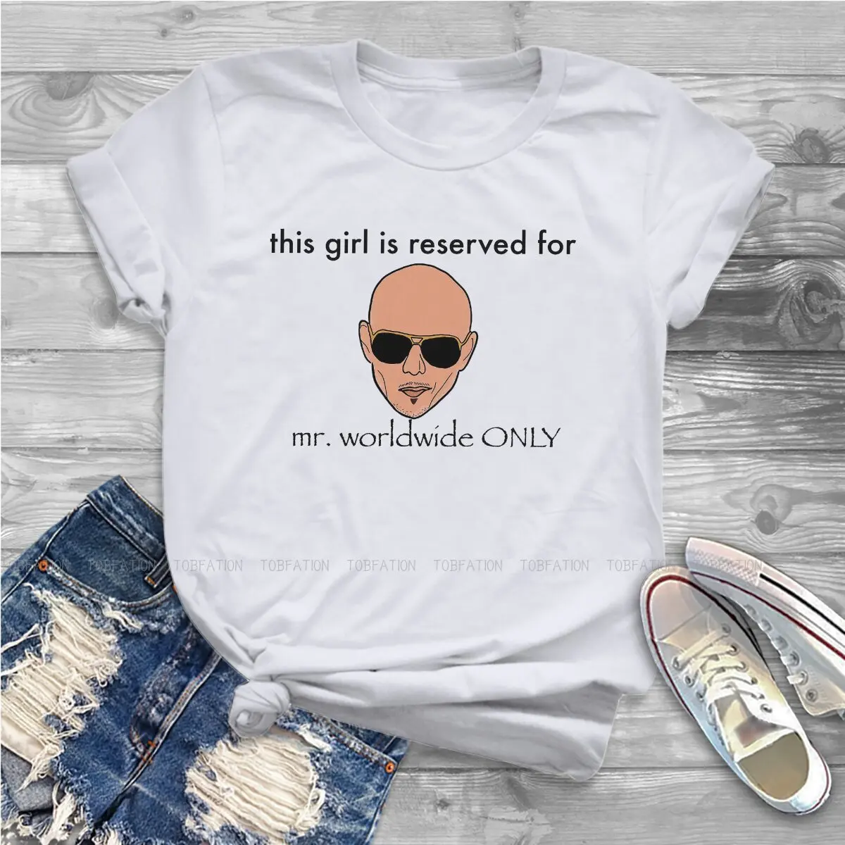 Mr Worldwide Pitbull TShirt for Woman Girl Cool 5XL Casual Tee T Shirt New  Design Loose